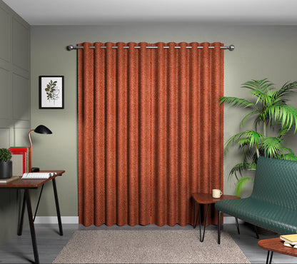 Nebula Spice Eyelet Curtain