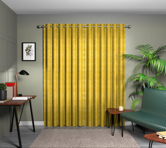 Levante Chartreuse Eyelet Curtain