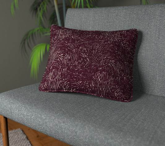 Levante Damson Piped Cushion