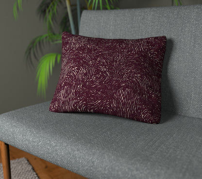 Levante Damson Plain Cushion
