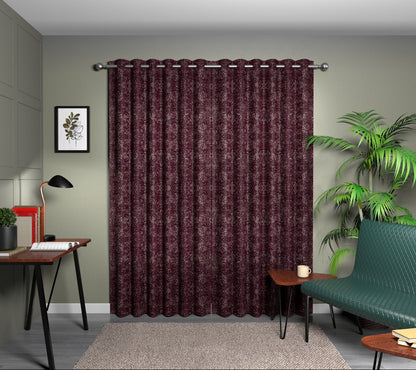 Levante Damson Eyelet Curtain