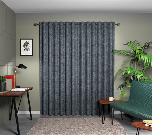Levante Denim Eyelet Curtain