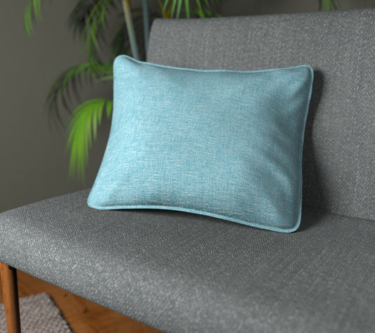 Kelso Bluebird Piped Cushion