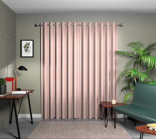 Kelso Blush Eyelet Curtain