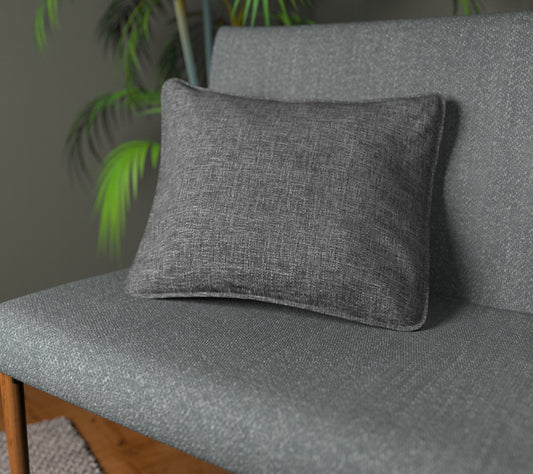 Kelso Charcoal Piped Cushion