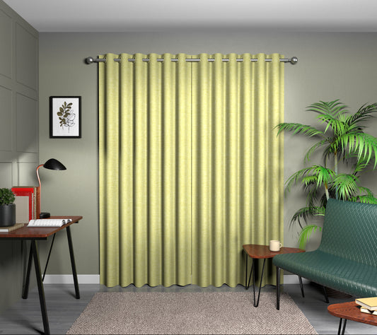 Kelso Citrus Eyelet Curtain