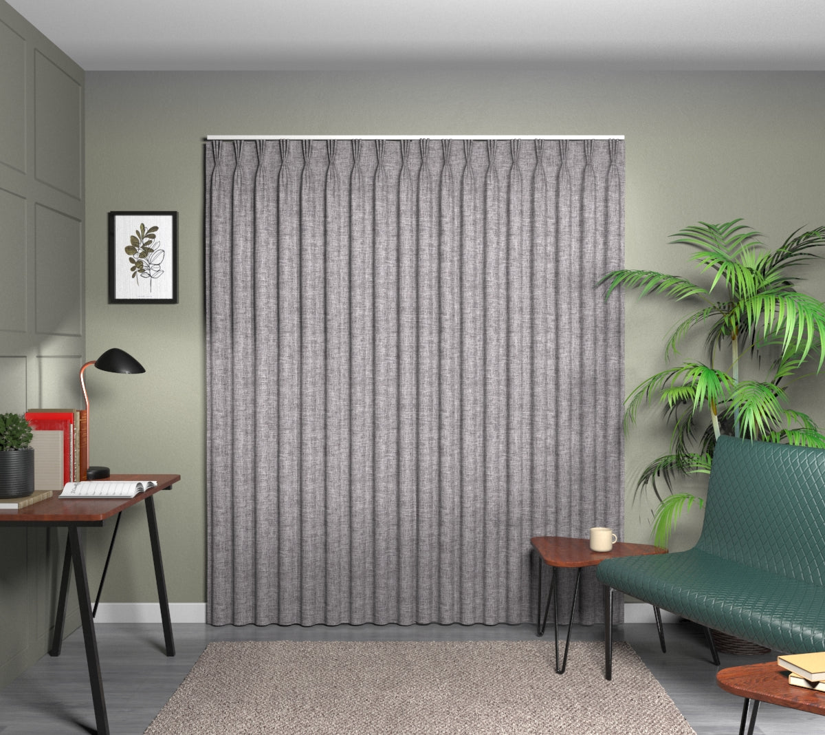 Kelso Damson Triple Pleat Curtain