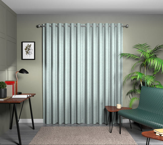 Kelso Eau De Nil Eyelet Curtain