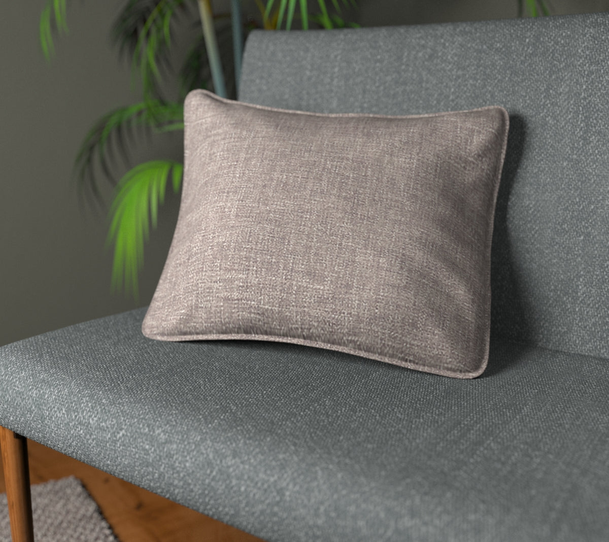 Kelso Espresso Piped Cushion