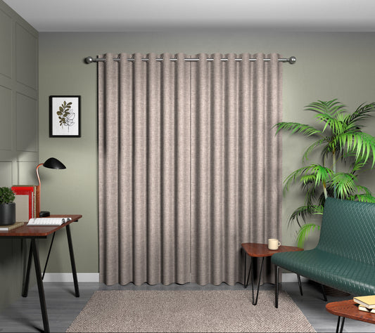 Kelso Espresso Eyelet Curtain