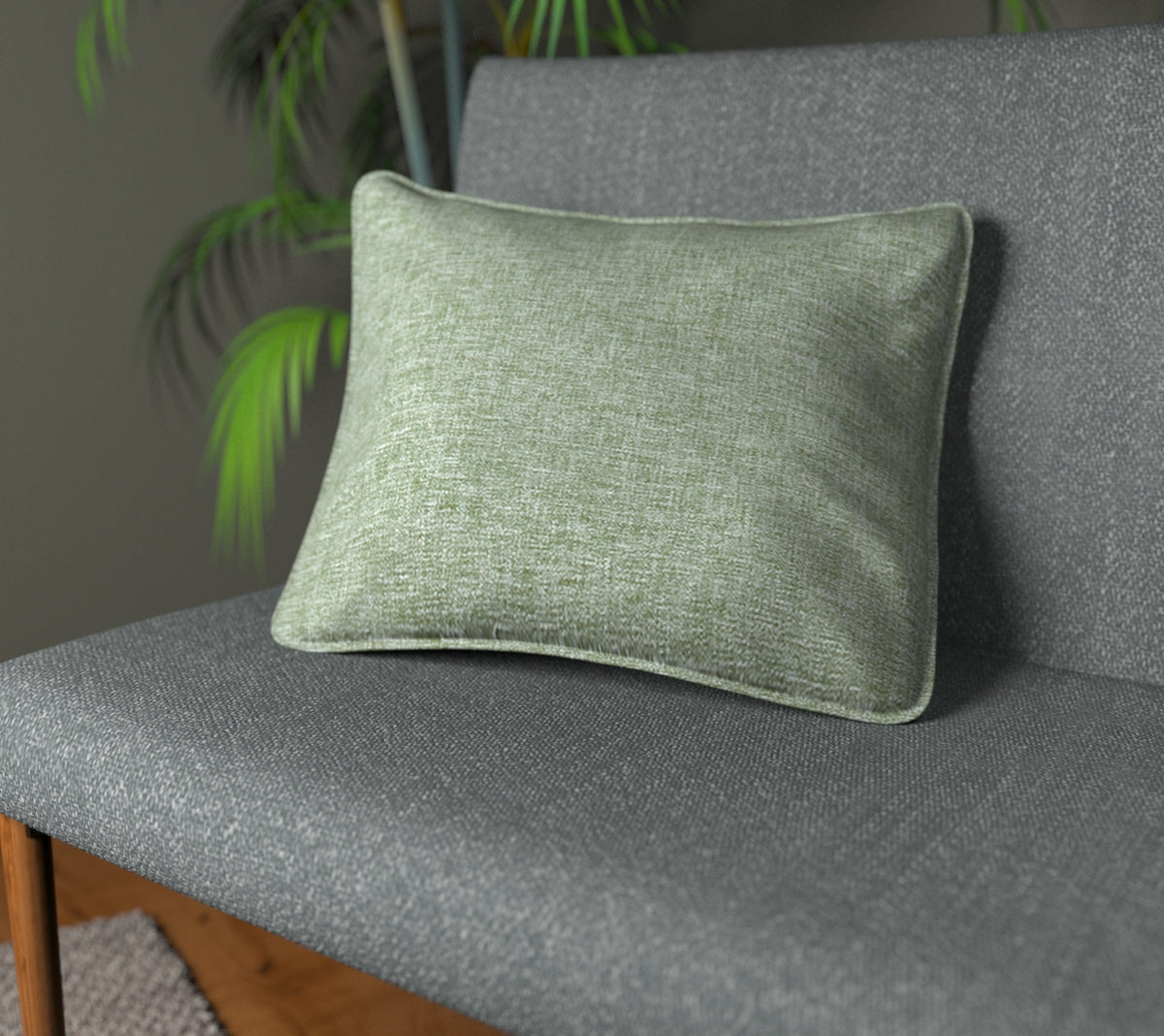 Kelso Forest Piped Cushion