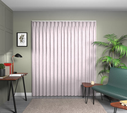 Kelso Heather Triple Pleat Curtain