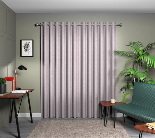 Kelso Lilac Eyelet Curtain