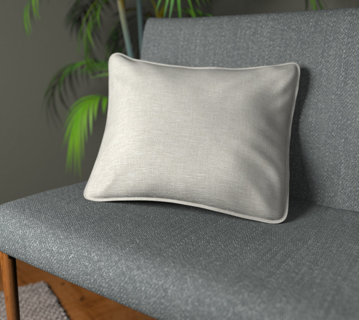 Kelso Linen Piped Cushion