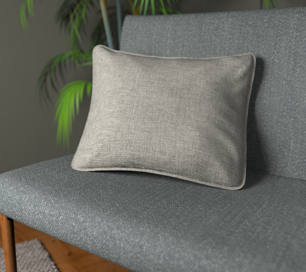 Kelso Mocha Piped Cushion
