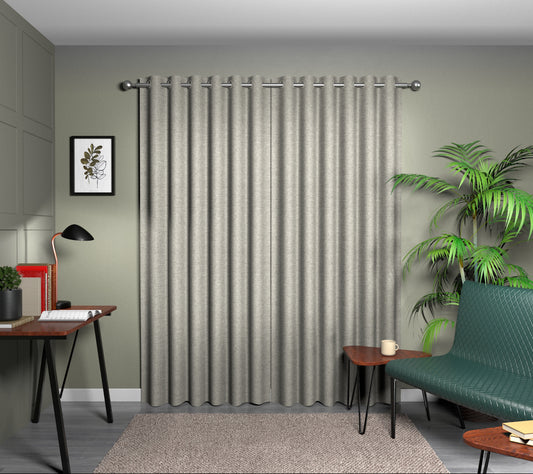 Kelso Mocha Eyelet Curtain