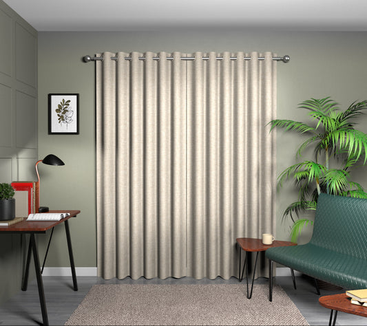 Kelso Oatmeal Eyelet Curtain