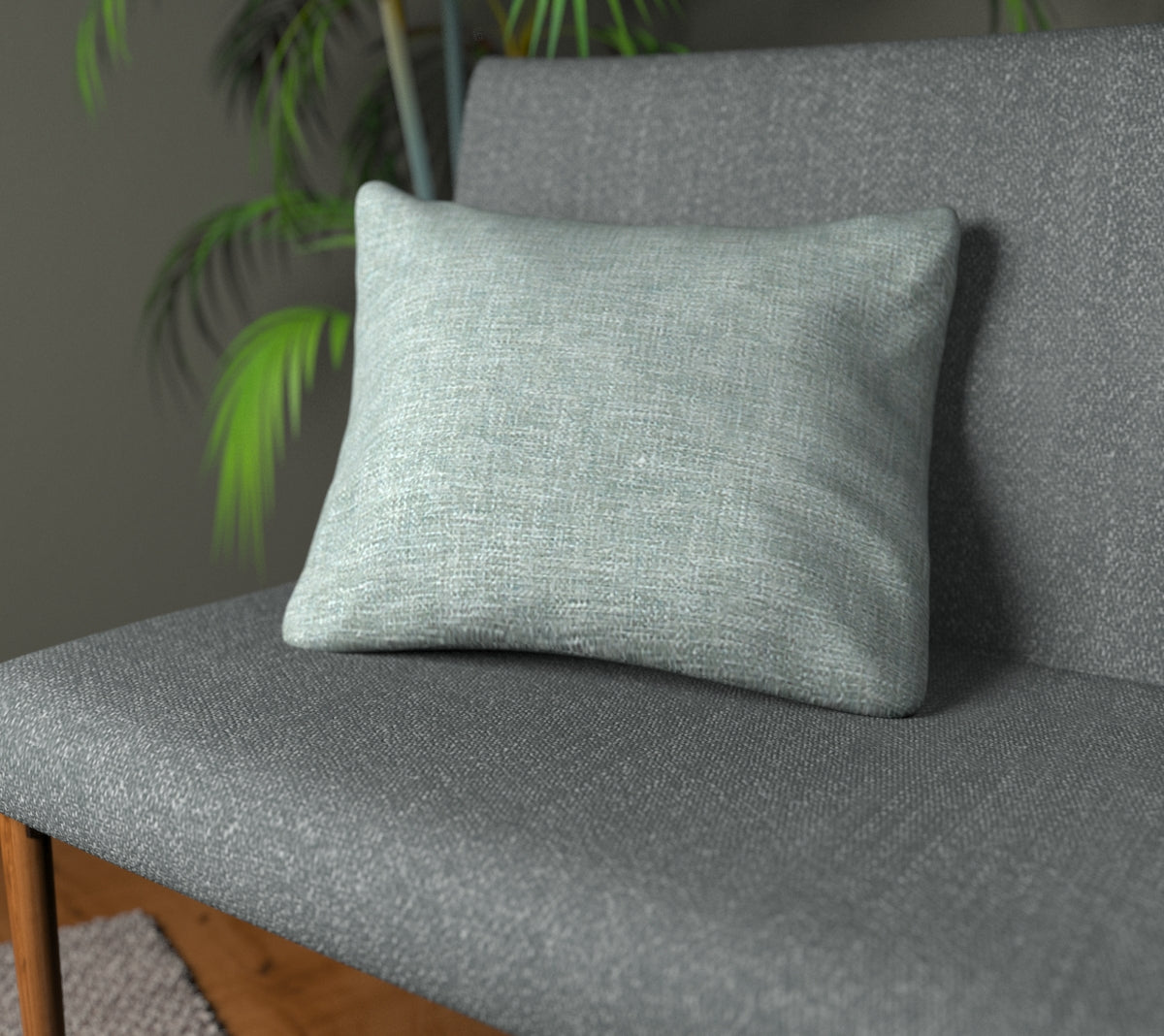 Kelso Palm Plain Cushion