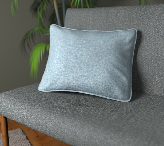 Kelso Powder Blue Piped Cushion