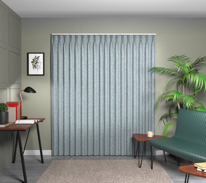 Kelso Seafoam Triple Pleat Curtain