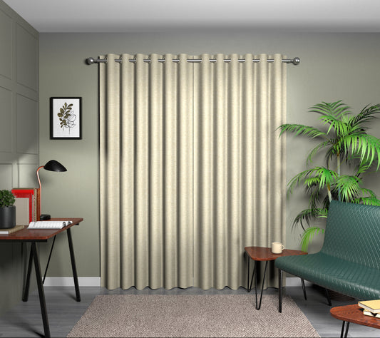 Kelso Straw Eyelet Curtain