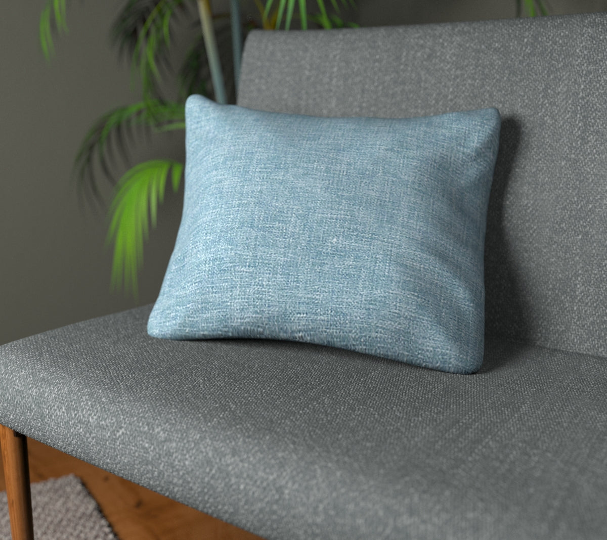 Kelso Teal Plain Cushion