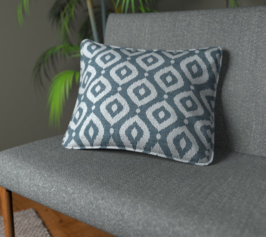 Soraya Denim Piped Cushion