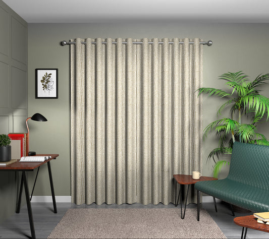 Solitaire Linen Eyelet Curtain