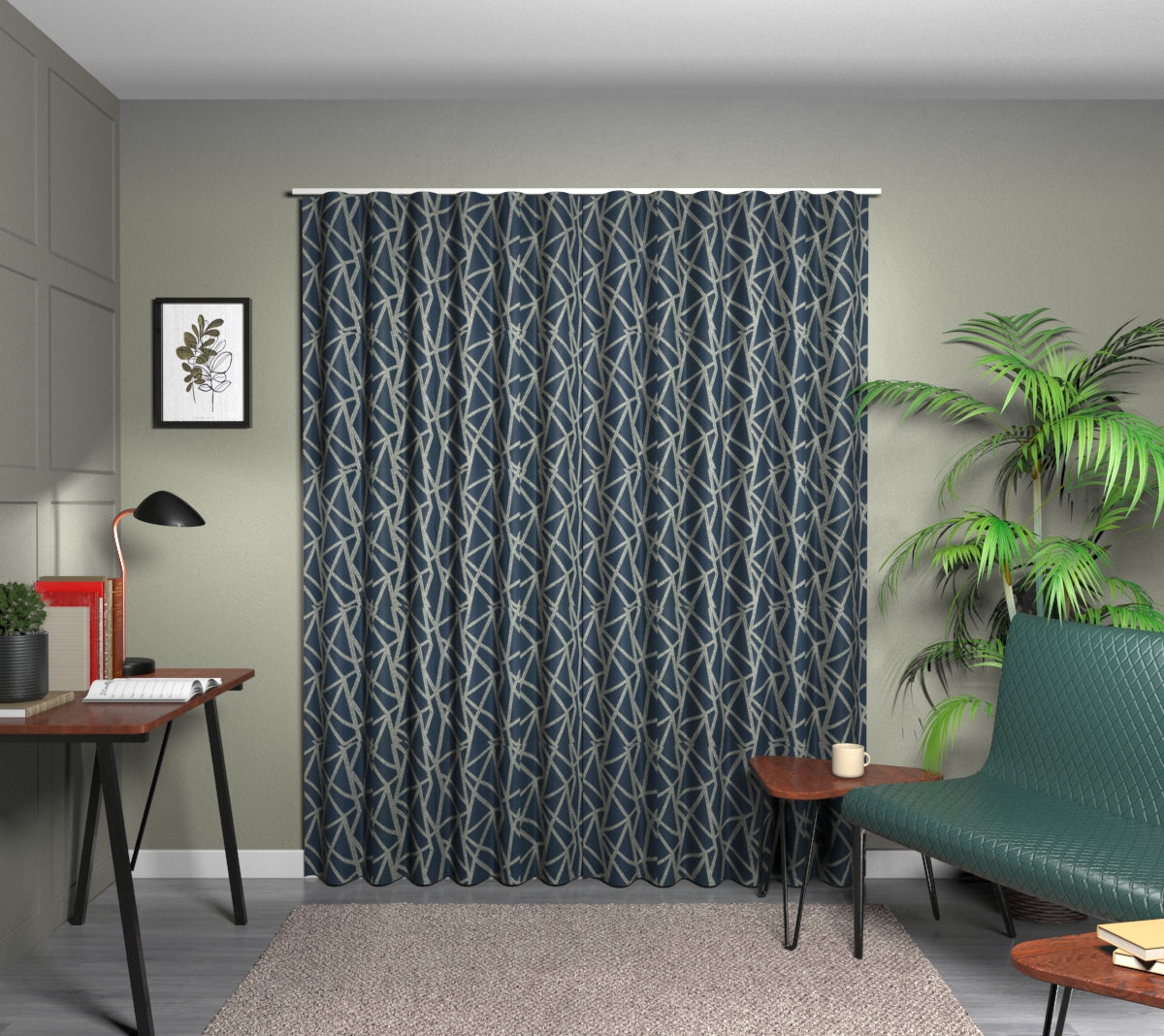 Geomo Ink Wave Curtain