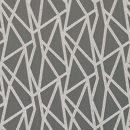 Geomo Pewter Fabric Sample