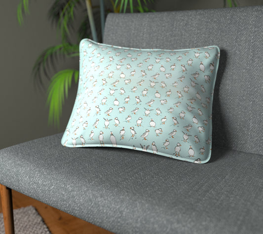 Atlantic Mineral Piped Cushion