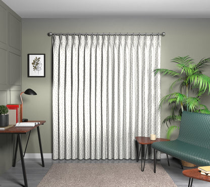 Atlantic Natural Double Pleat Curtain