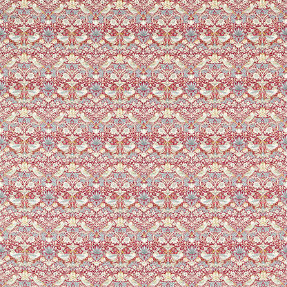 Strawberry Thief Plum Fabric Sample