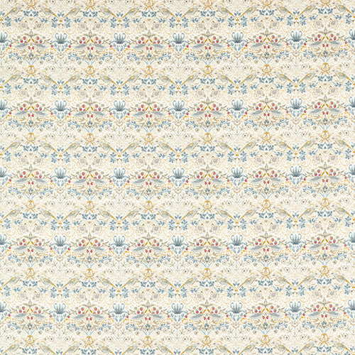 Strawberry Thief Linen/Plum Fabric Sample