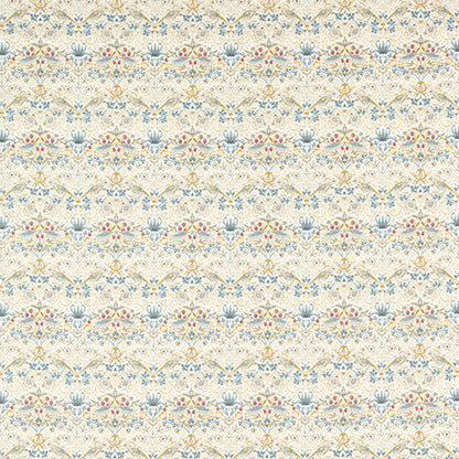 Strawberry Thief Linen/Plum Fabric Sample