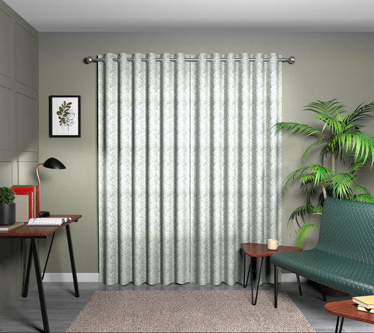 Willow Boughs Dove Eyelet Curtain
