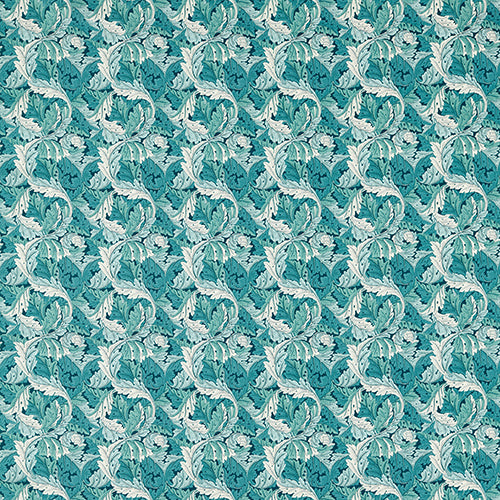Acanthus Teal Fabric Sample