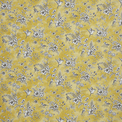 Finch Toile Buttercup Sample