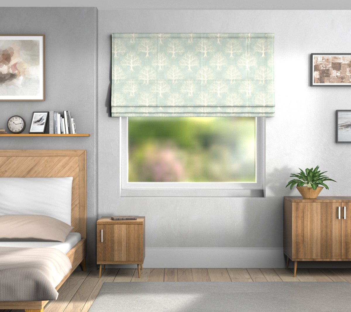 Great Oak Duckegg Default Roman Blind