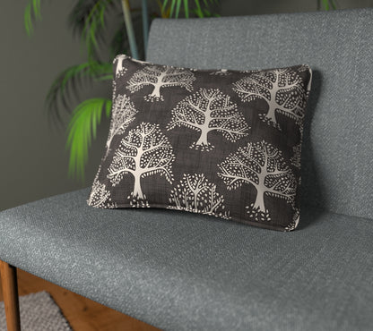 Great Oak Ebony Piped Cushion