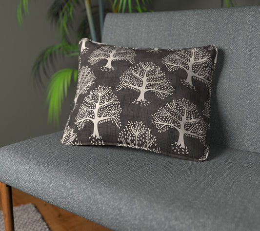 Great Oak Ebony Piped Cushion