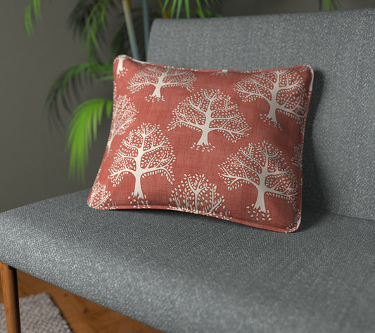 Great Oak Gingersnap Piped Cushion