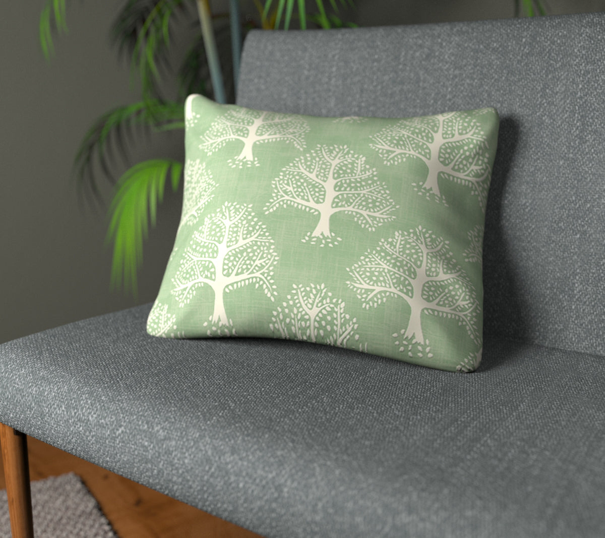 Great Oak Lemongrass Plain Cushion