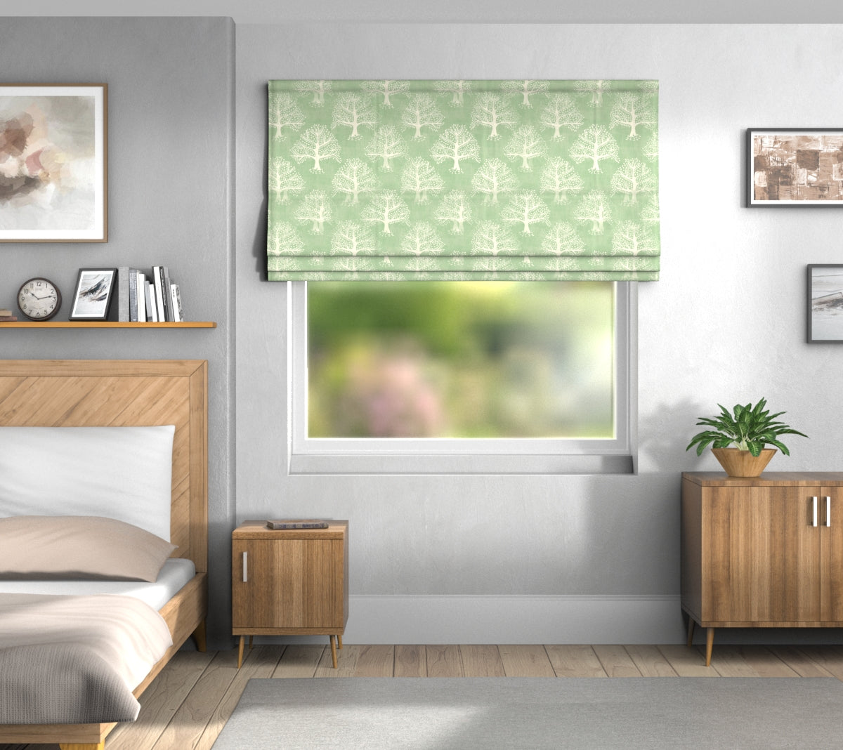 Great Oak Lemongrass Default Roman Blind