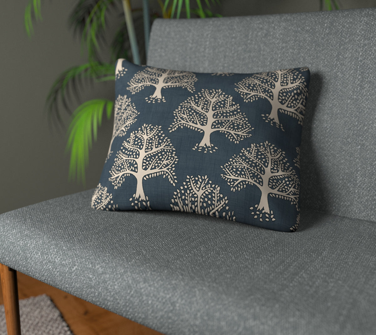 Great Oak Midnight Plain Cushion