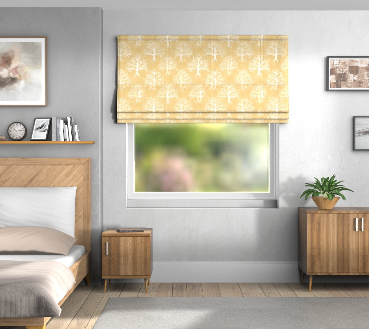 Great Oak Sand Default Roman Blind