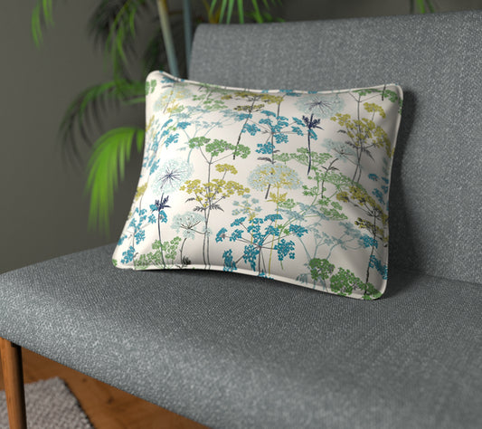 Hedgerow Pistachio Piped Cushion