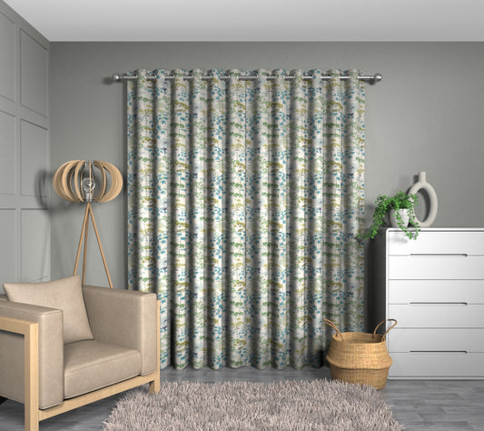 Hedgerow Pistachio Eyelets Curtain
