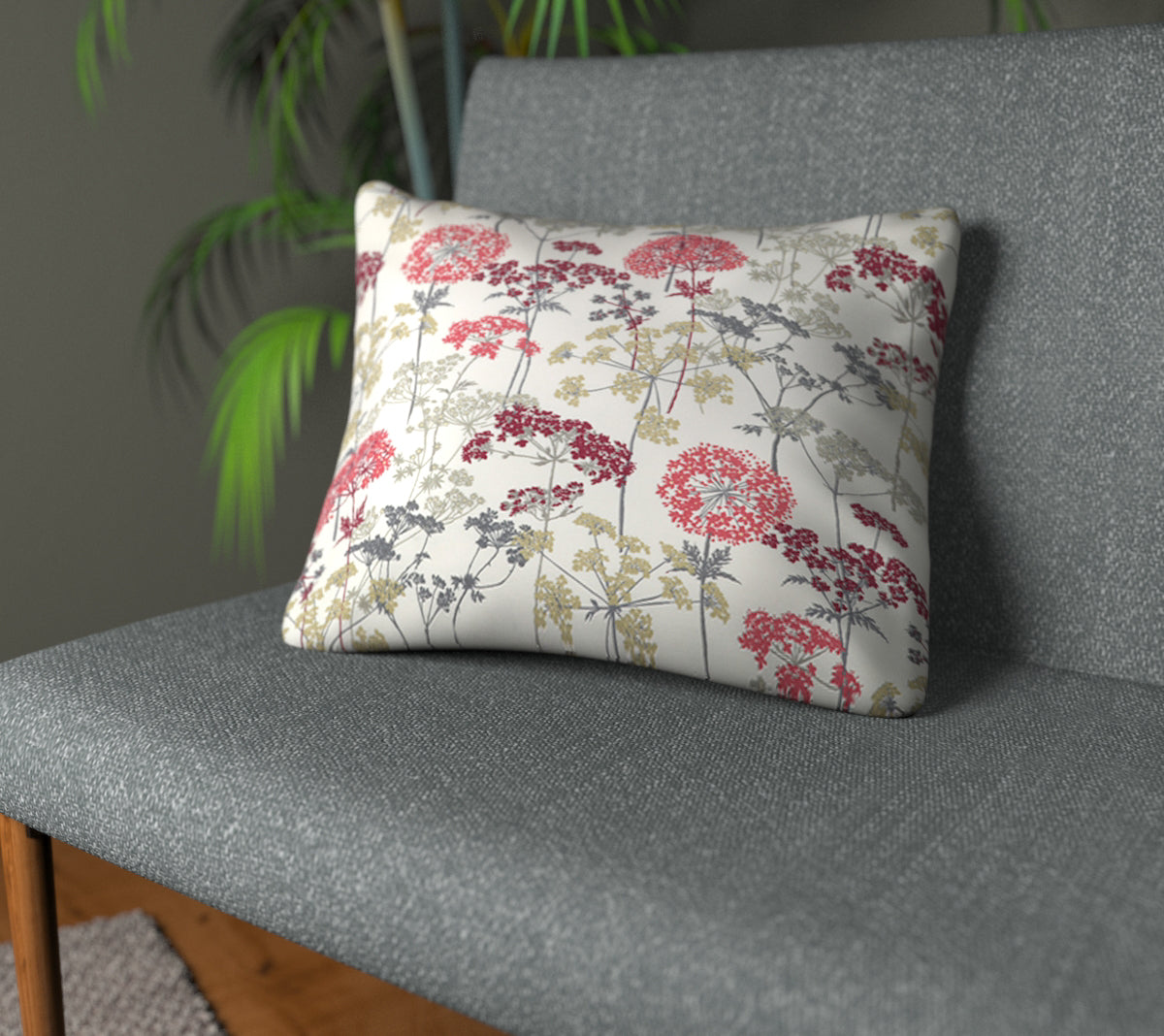 Hedgerow Ruby Plain Cushion