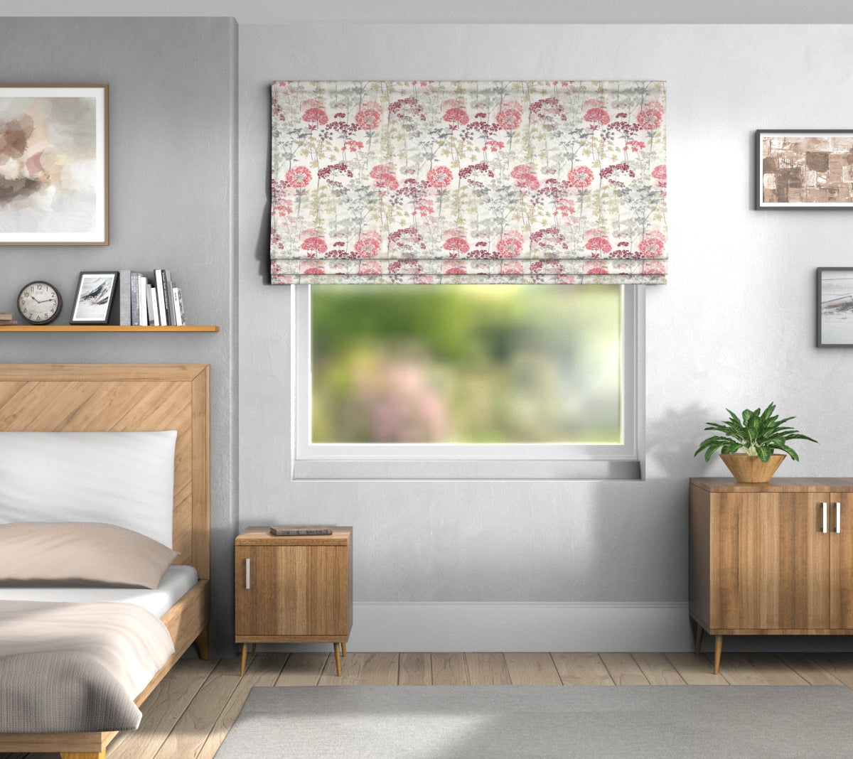 Hedgerow Ruby Default Roman Blind